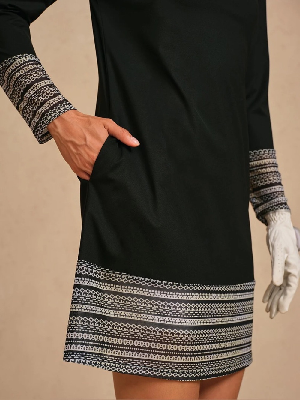 ACEGOLFS
More Than Basic Long Sleeve Printed Mesh 36.5 Inch Dress UPF50+ - Picture 6 of 11